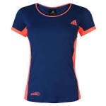 adidas Court Tennis дамска блуза тениска за тенис на корт T Shirt Ladies оригинална тъмно синя цикламена