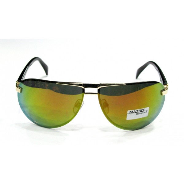POLAR MATRIX MT 8018 c1 поляризирани мъжки слънчеви очила с метална рамка 100% UV защита 400 nm INTERMODA