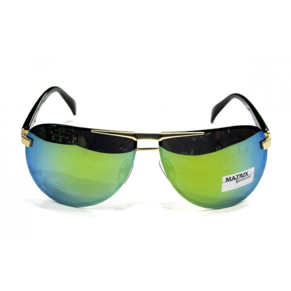 POLAR MATRIX MT 8018 c103 поляризирани мъжки слънчеви очила с метална рамка 100% UV защита 400 nm INTERMODA