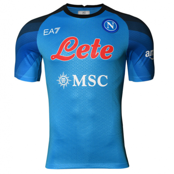  EA7 Napoli мъжка тениска Наполи 2022 2023 домакинска мачова