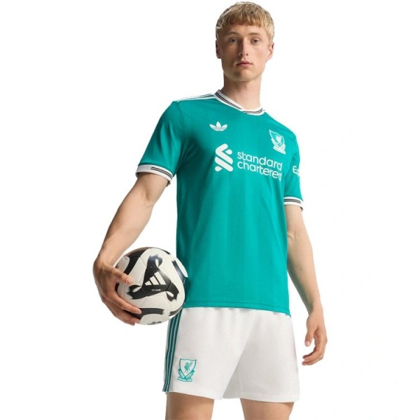       Adidas Liverpool автентична мачова мъжка футболна тениска Ливърпул   2025 2026 трета