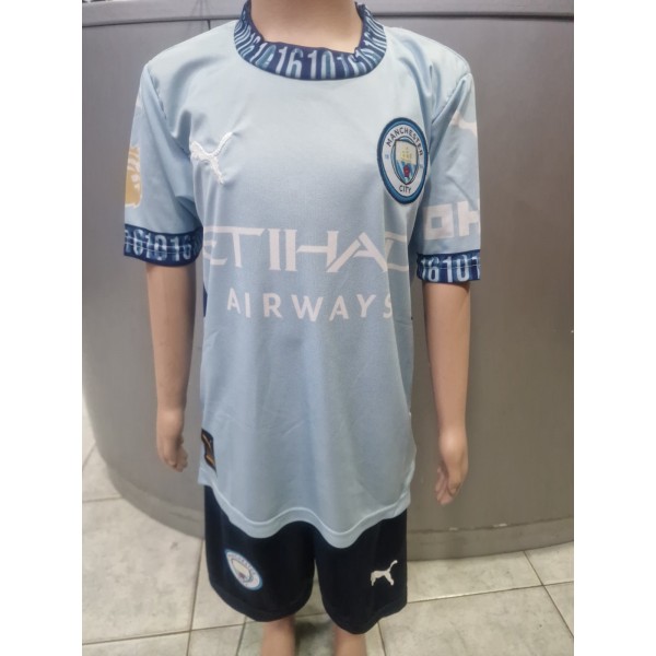  детски футболен екип Манчестър Сити  2024 2025 домакински Фоден