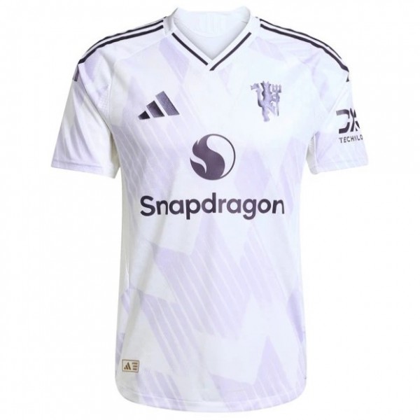   Adidas Manchester United Автентична мъжка футболна тениска Манчестър Юнайтед  2025 2026 резервна гостуваща