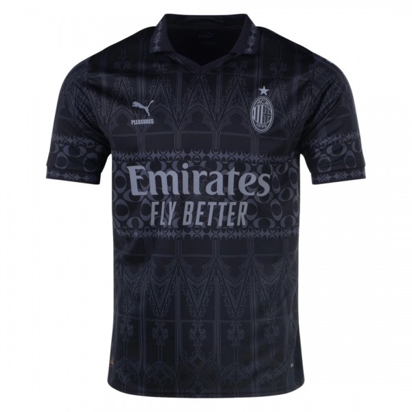 Puma AC Milan мъжка футболна тениска Милан  2023 2024 четвърта промо Puma AC Milan мъжка футболна тениска Милан  2023 2024 четвърта промо
