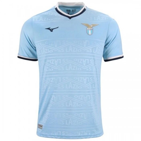 Mizuno Lazio мъжка футболна тениска Лацио  2024 2025 домакинска   Mizuno Lazio мъжка футболна тениска Лацио  2024 2025 домакинска