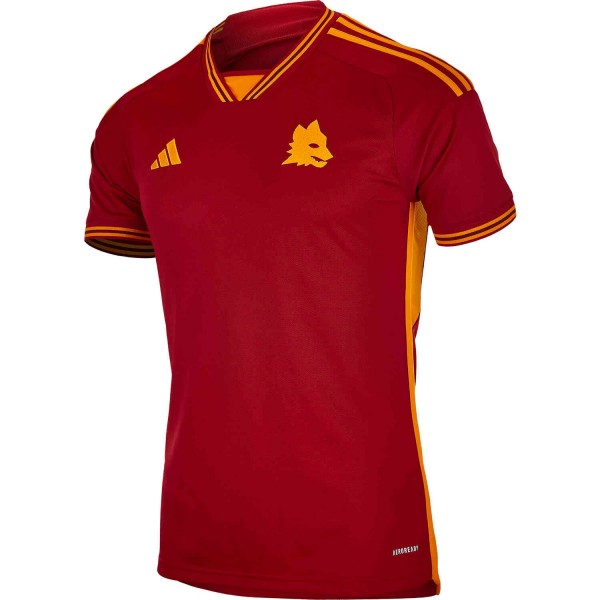 Adidas AS Roma мъжка футболна тениска Рома  2023 2024 домакинска    Adidas AS Roma мъжка футболна тениска Рома  2023 2024 домакинска