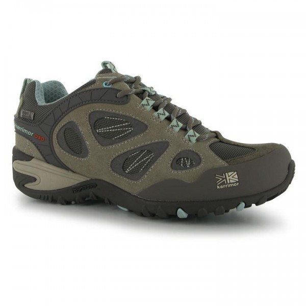  Karrimor Ridge eVent D30 дамски детски дишащи водоустойчиви туристически обувки Ladies Walking Shoes маслено зелени eVent мембрана за туризъм спортни
