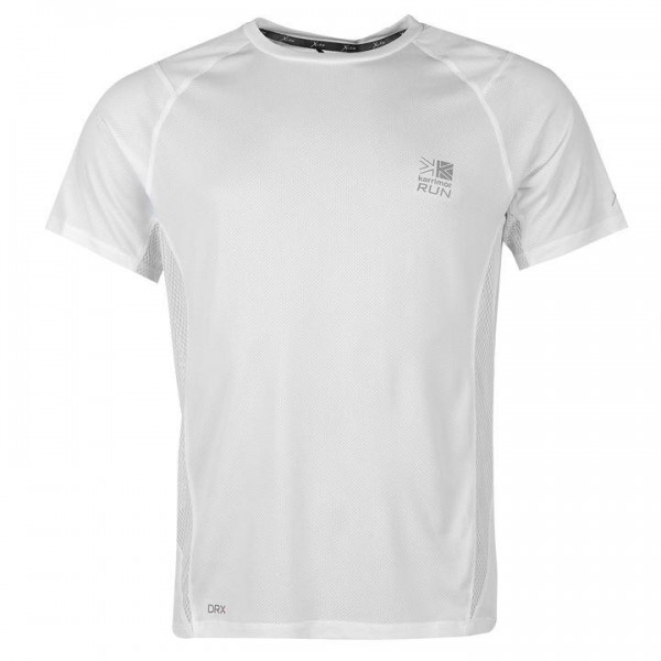 Karrimor X Racer Running мъжка тениска къс ръкав T Shirt Mens ултра лека дишаща материя светлоотразителни елементи полиестер бяла  Karrimor X Racer Running мъжка тениска къс ръкав T Shirt Mens ултра лека дишаща материя светлоотразителни елементи полиестер бяла
