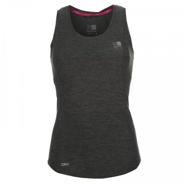  Karrimor X дамски спортен потник Long Running Vest Ladies сив меланж