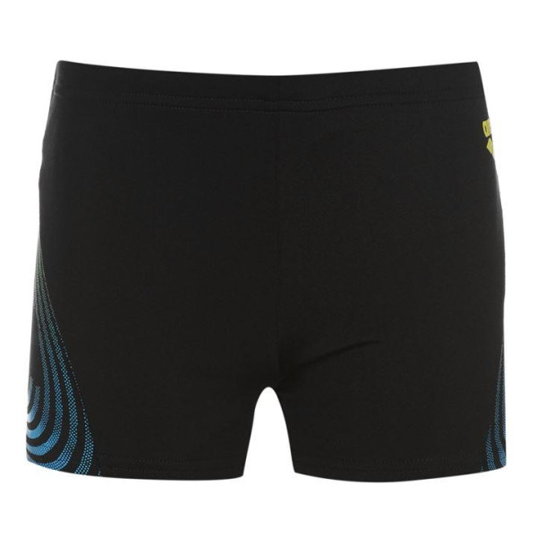  Arena детски юношески бански боксер шорти за плуване Espiral Swim Shorts Junior Boys висок клас черни сини зелени жълти