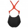  Zoggs дамски цял бански Noosa Flyback Swimsuit Womens състезателен гръб висок клас черен червен