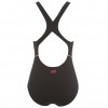  Zoggs дамски цял бански Zoggs Panel Flyback Swimsuit Ladies черен розов