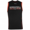 Spalding Team Tank оригинален мъжки баскетболен потник Спалдинг за баскетбол баскетболен екип черен с червено