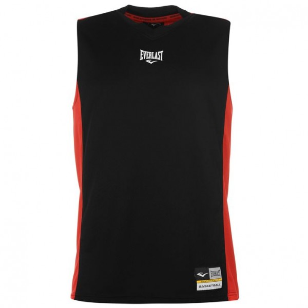  Everlast мъжки оригинален баскетболен потник Basketball Jersey Mens черен черен екип за баскетбол
