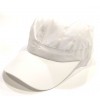  бейзболна шапка без надпис изчистена суперлека шифон с проветрение бяла
