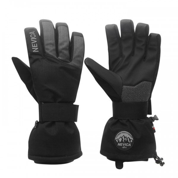  Nevica Boost мъжки водоустойчиви дишащи 5/5к ръкавици за ски черни
