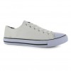  Lee Cooper детски дамски кецове C Hans Cnvs Low ниски бели половинки