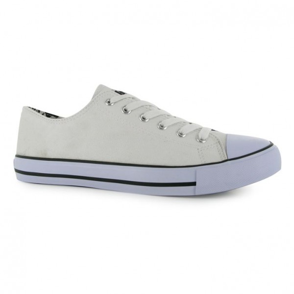  Lee Cooper детски дамски кецове C Hans Cnvs Low ниски бели половинки