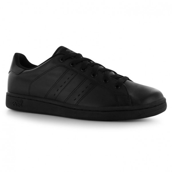  Lonsdale Leyton мъжки маратонки естествена кожа leather Mens Trainers черни