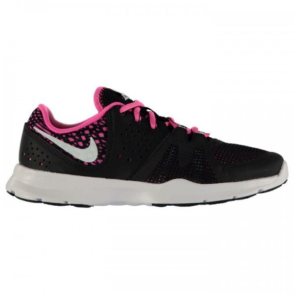 Nike Core дамски юношески маратонки Motion Print Trainers Ladies Найк оригинални летни текстилни олекотени черни цикламени