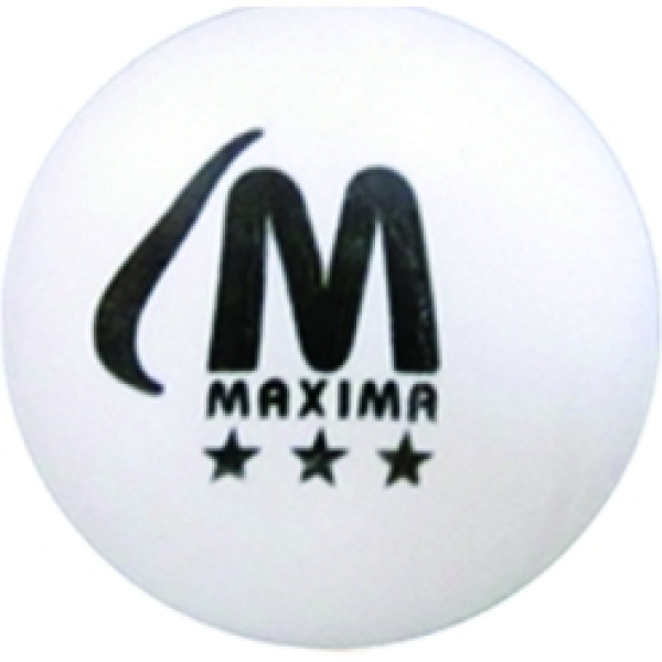  MAXIMA 3* Топче за пингпонг тенис на маса 40мм безшевно топчета безшевни бели жълти ниска цена