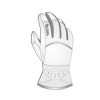  DIEL SPORT 24741 white дамски ръкавици за ски естествена кожа Диел спорт бели водонепромокаеми с безшевна мембрана 