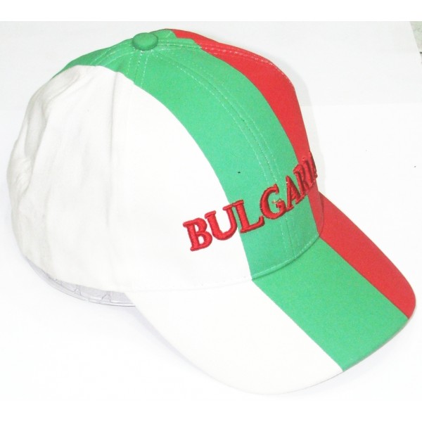  България футболна шапка трикольор Bulgaria