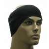  поларена лента с уши за глава зимна черна