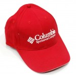 Columbia бейзболна шапка червена памук с козирка