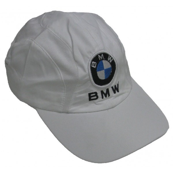 BMW бейзболна шапка бяла с козирка  BMW бейзболна шапка бяла с козирка