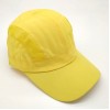  бейзболна шапка без надпис изчистена суперлека шифон с проветрение жълта