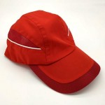  бейзболна шапка без надпис изчистена суперлека шифон с проветрение червена