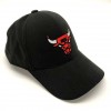 CHICAGO BULLS бейзболна шапка ЧИКАГО БУЛС черна микрофибър с козирка