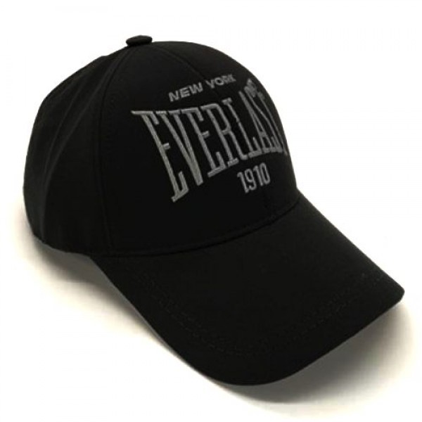 Everlast бейзболна шапка микрофибър черна с козирка