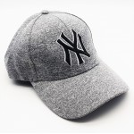 New York бейзболна шапка светлосив меланж