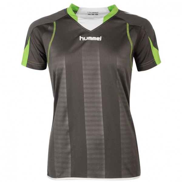  Hummel Дамска тениска Short Sleeve 103 T Shirt Ladies сива 100% полиестер 