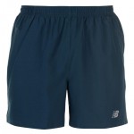  New Balance 5inch Woven Run Shorts Mens мъжки шорти бермуди за тенис на корт  полиестер сини оригинални